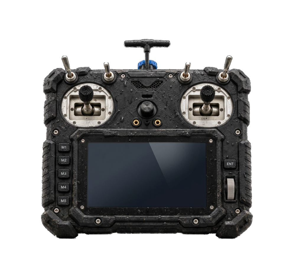 RIKIS rugged FPV drone controller, front view
